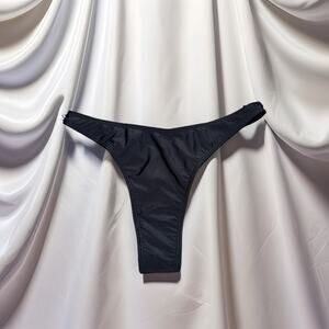 New Small High‎ Cut Black Cheeky Bikini Swim Bottoms Booty Brazillian